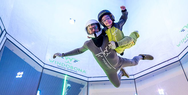 A high-quality stock photo related to the article: WINDOBONA Túnel de viento Madrid